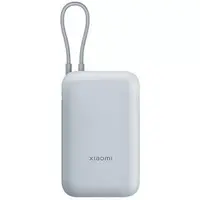 Внешний аккумулятор Xiaomi Power Bank With Cable USB-C 10000mAh Pocket Version Blue (P15ZM)