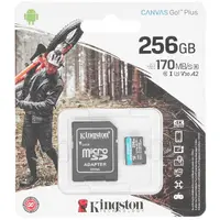 Карта памяти microSDXC Kingston Canvas GO Plus 256 ГБ - SDCG3/256GB