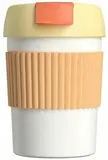 Стакан-непроливайка KissKissFish Rainbow Vacuum Coffee Tumbler Mini Yellow (Желтый) S-U35C-131