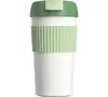 Стакан-непроливайка KissKissFish Rainbow Vacuum Coffee Tumbler (зелёный, белый) S-U45C-186