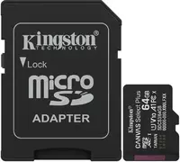 Карта памяти Kingston Canvas Select Plus microSDXC SDCS3/64GB 64GBV10 A1 + SD Adapter