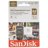 Карта памяти Sandisk Max Endurance 64Gb